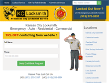 Tablet Screenshot of kscitylocksmith.com